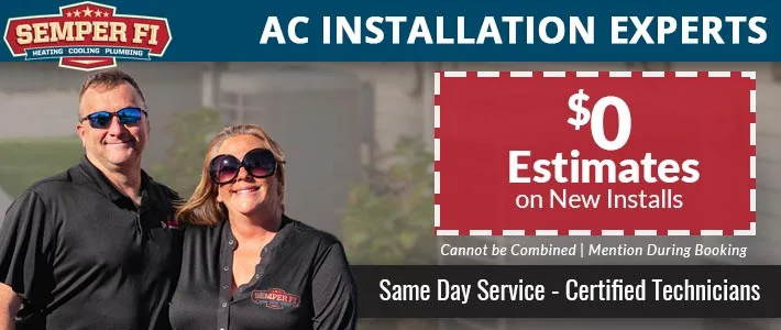 tucson Air Conditioning Installation Semper Fi Heating and Cooling