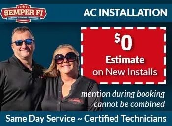 tucson Air Conditioning Installation Semper Fi Heating and Cooling